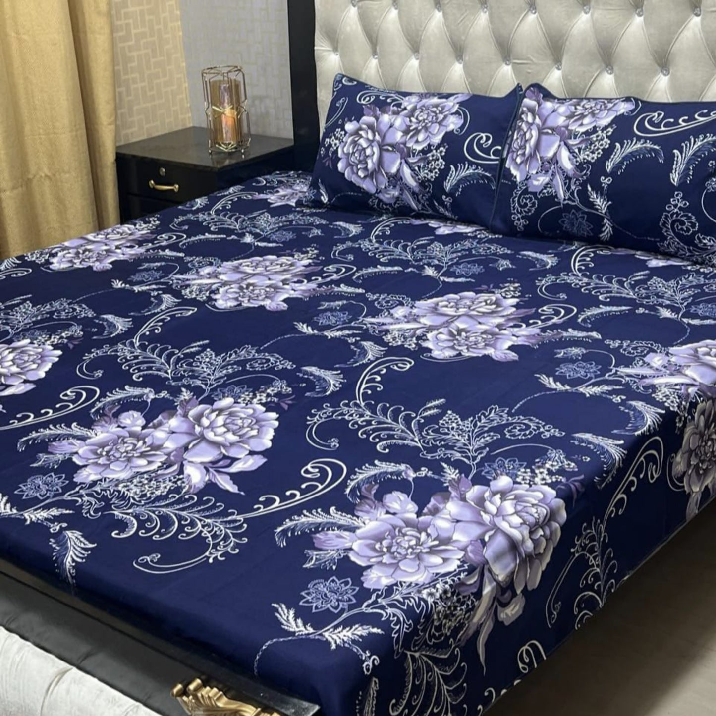 *3D-Crystal cotton Bedsheets*