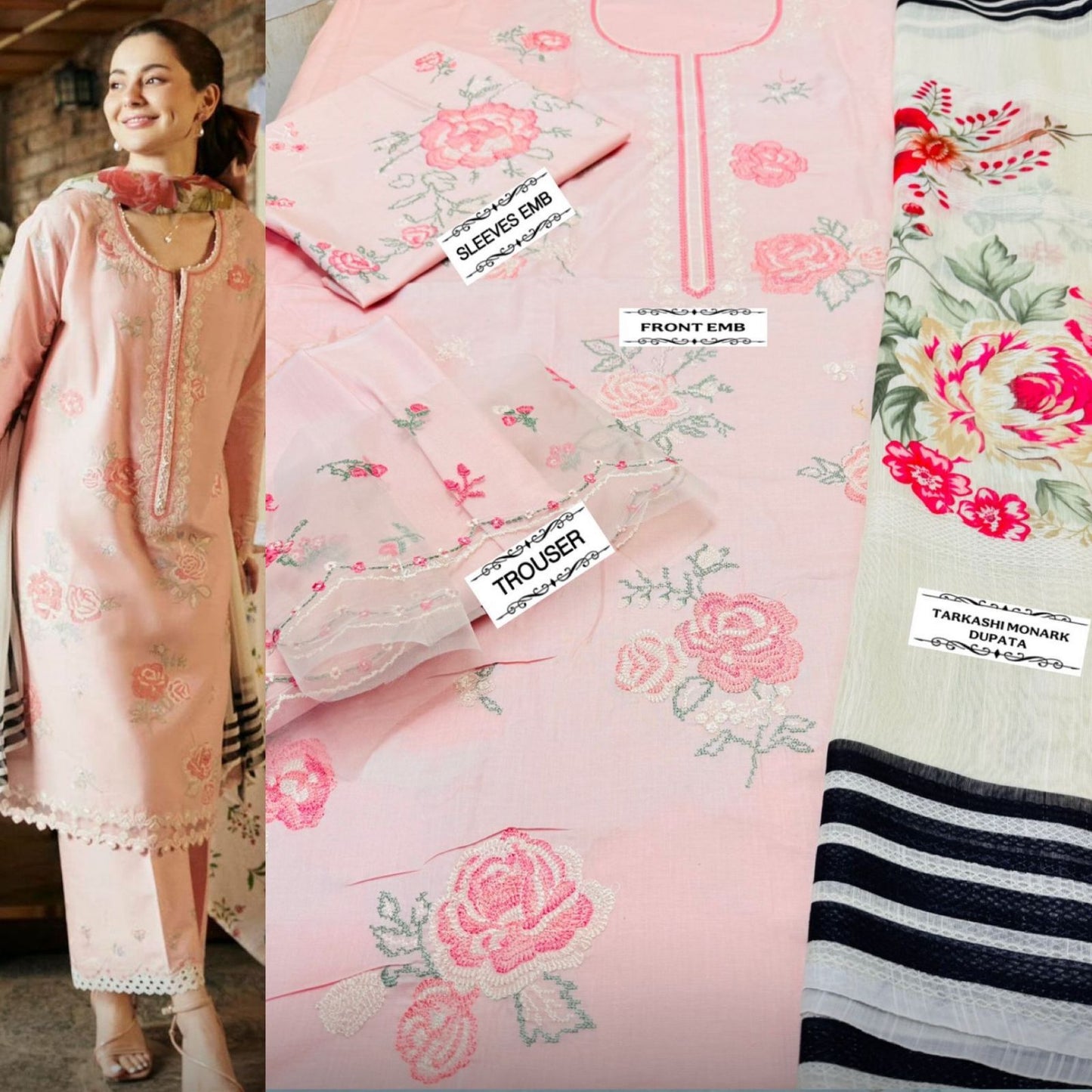 SUMMER COLLECTION 🌹*
          *ALHAMDULILAH*
*mix* 3pc Summer Casual Collection 
Code:mix🌹