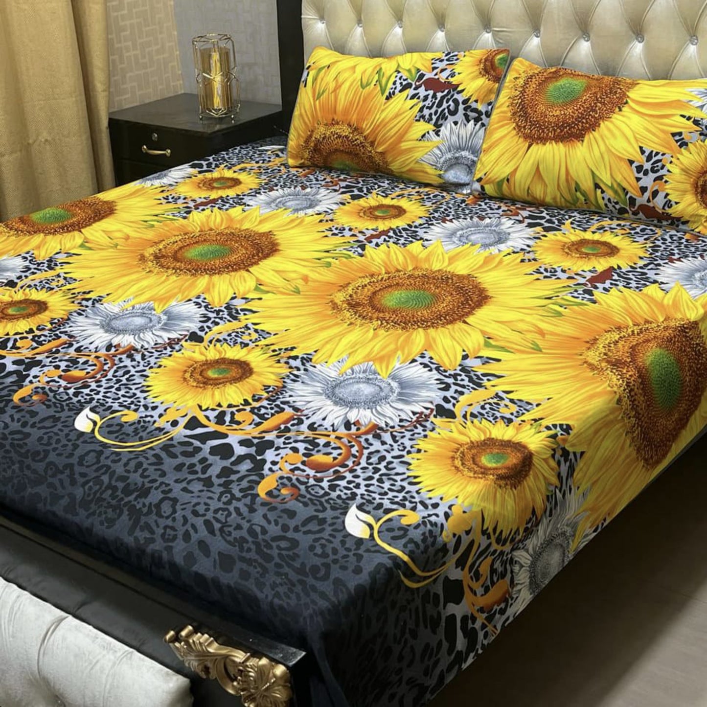 *3D-Crystal cotton Bedsheets*