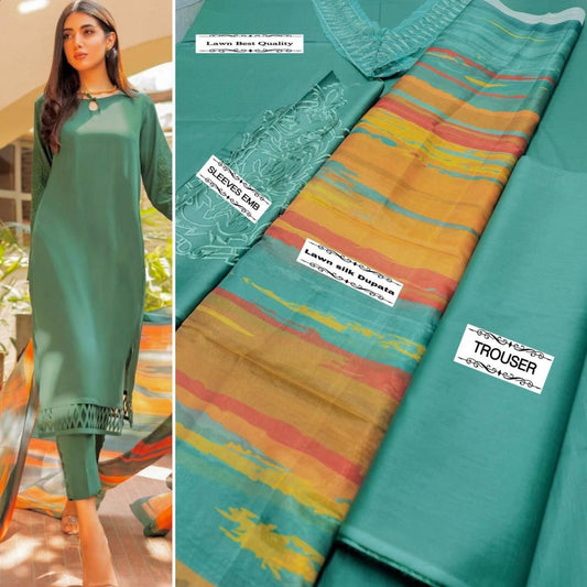 SUPER SUMMER CLEARANCE SALE OFFER* 🥳🎉🎉
*_🌻SUMMER COLLECTION 🌻_*
*ALHAMDULILAH*
*NATASHA KAMAL* 3pc Summer Casual Collection
Code:2025