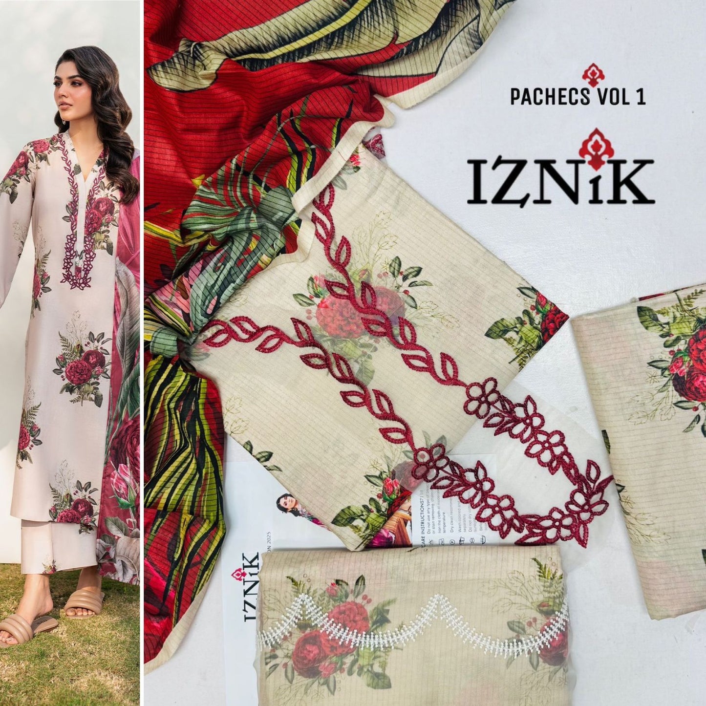 *_🌻SUMMER COLLECTION 🌻_*
*ALHAMDULILAH*
*IZNIK* 3pc Summer Eid Collection
Code:PE001