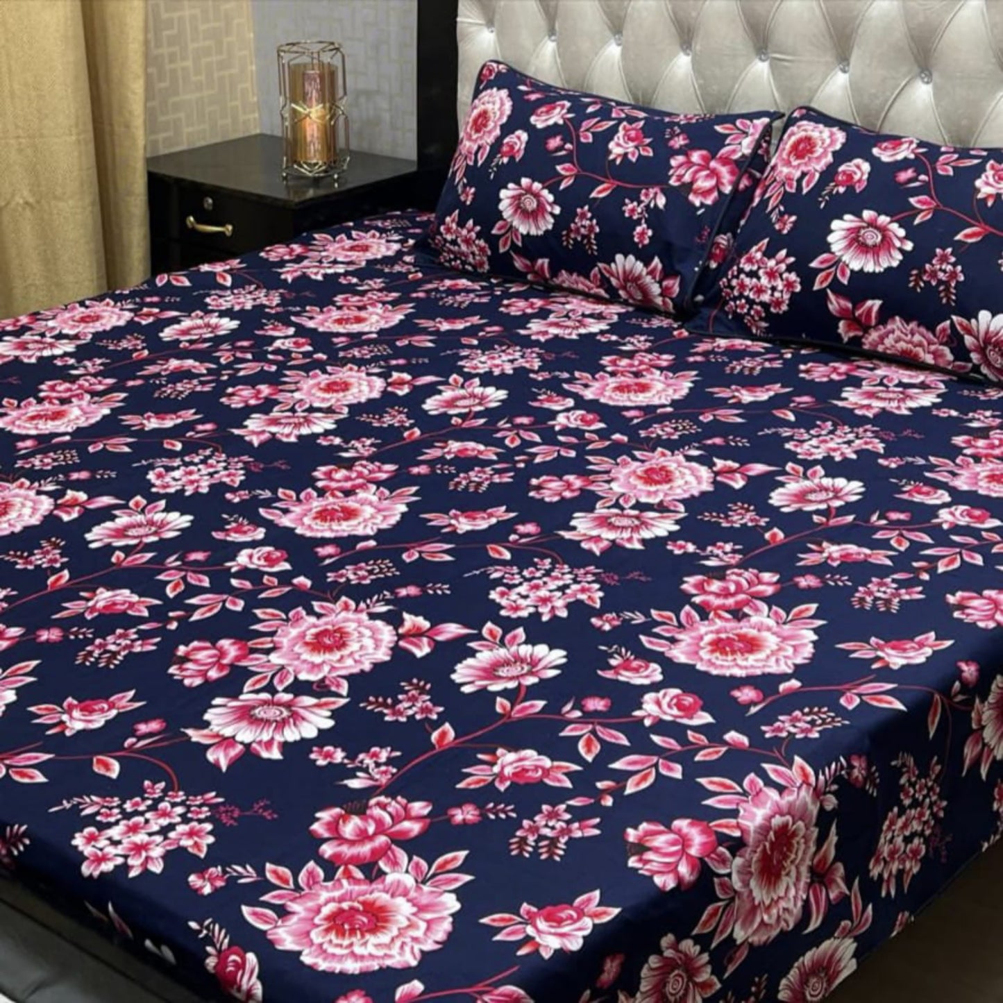 *3D-Crystal cotton Bedsheets*