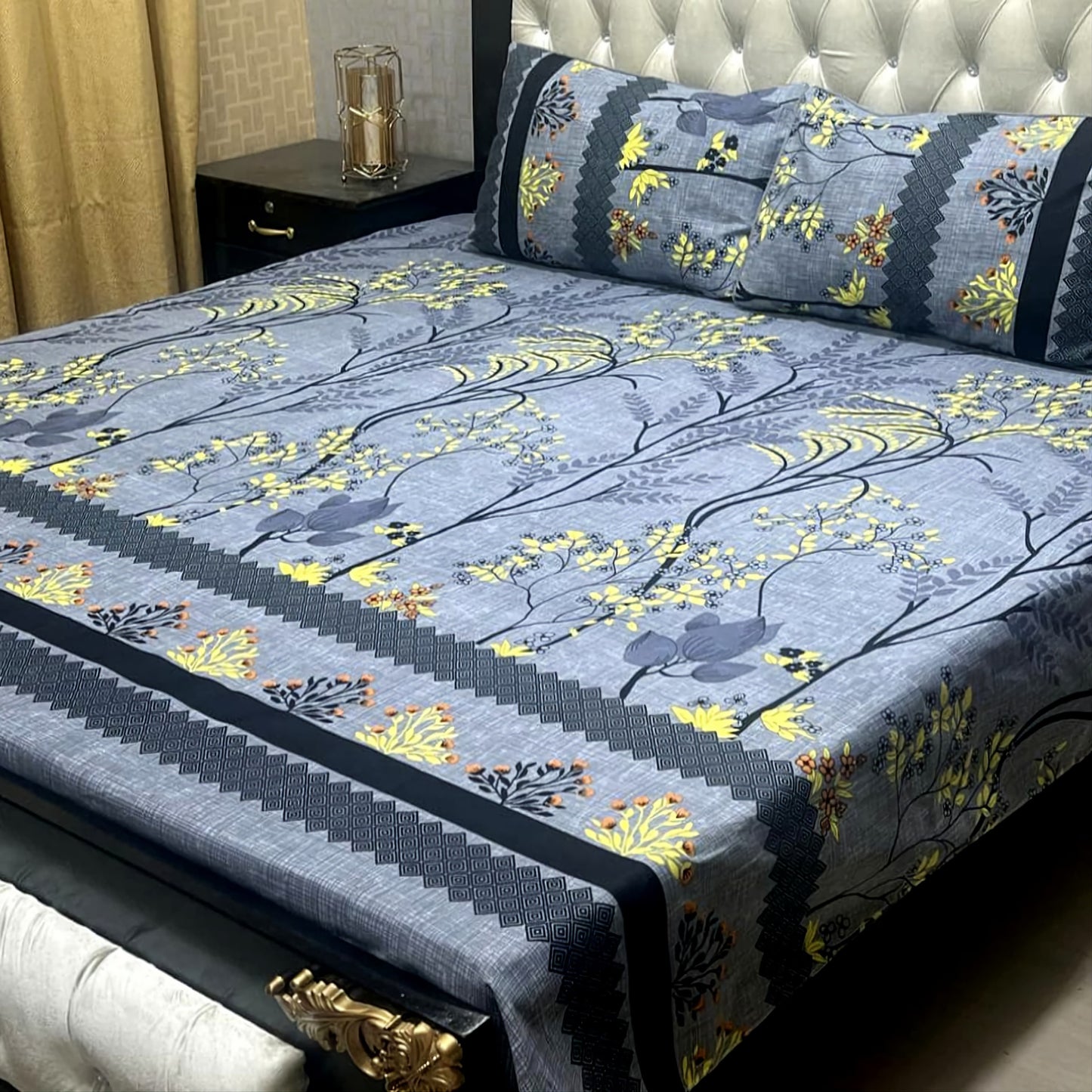 *3D-Crystal cotton Bedsheets*
