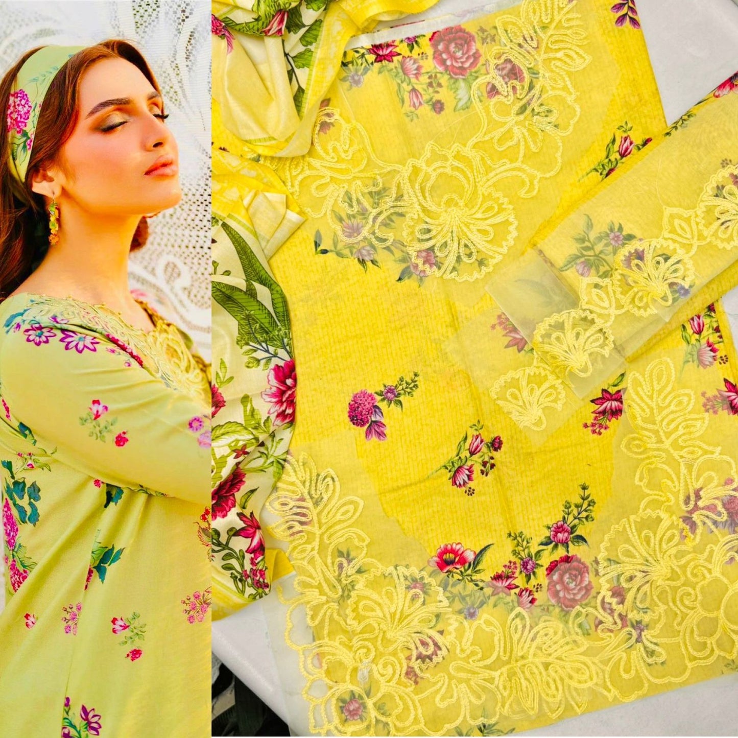 *_🌻SUMMER COLLECTION 🌻_*
*ALHAMDULILAH*
*IZNIK* 3pc Summer Eid Collection
Code:PE001