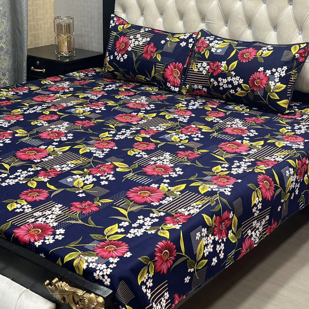 *3D-Crystal cotton Bedsheets*
