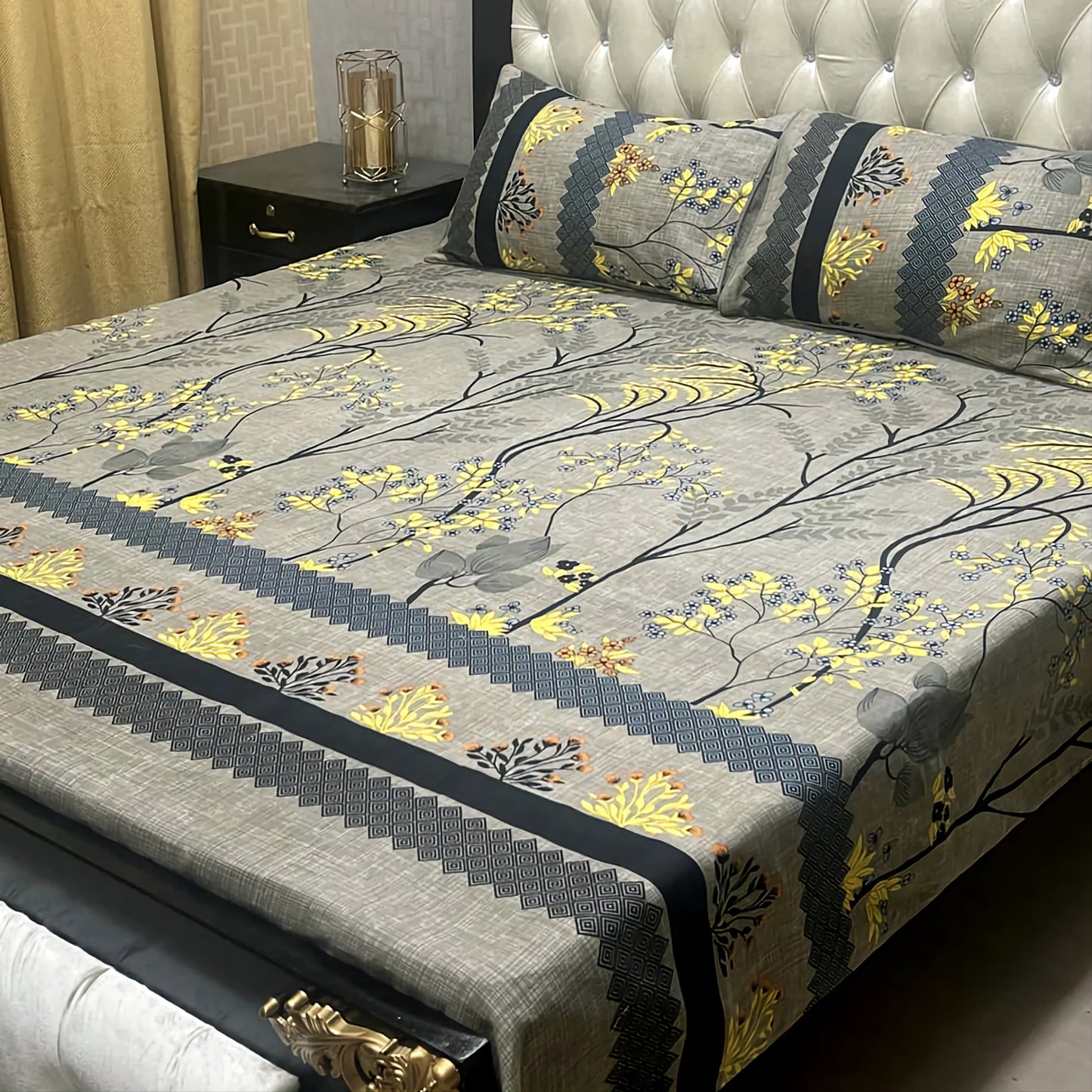 *3D-Crystal cotton Bedsheets*