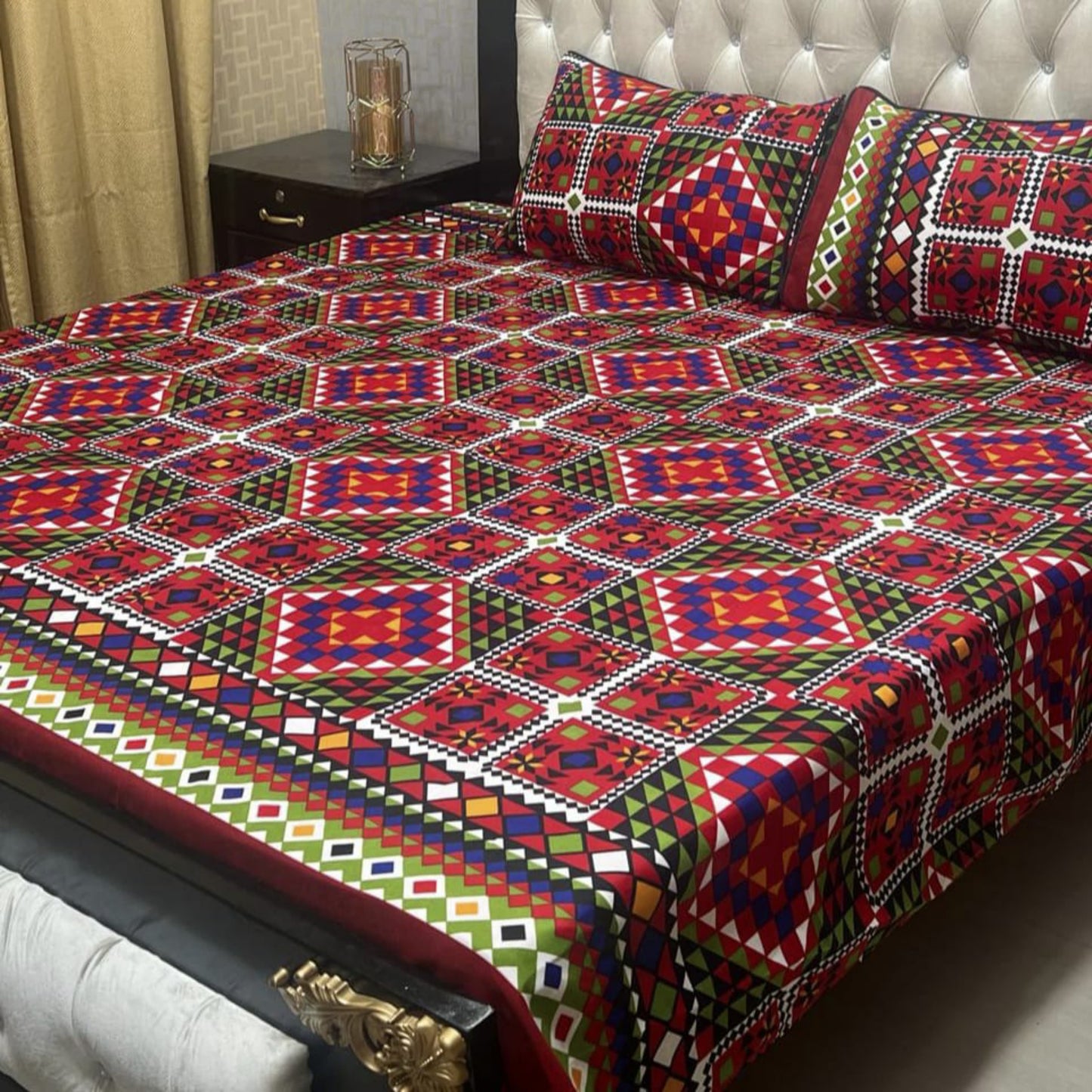 *3D-Crystal cotton Bedsheets*