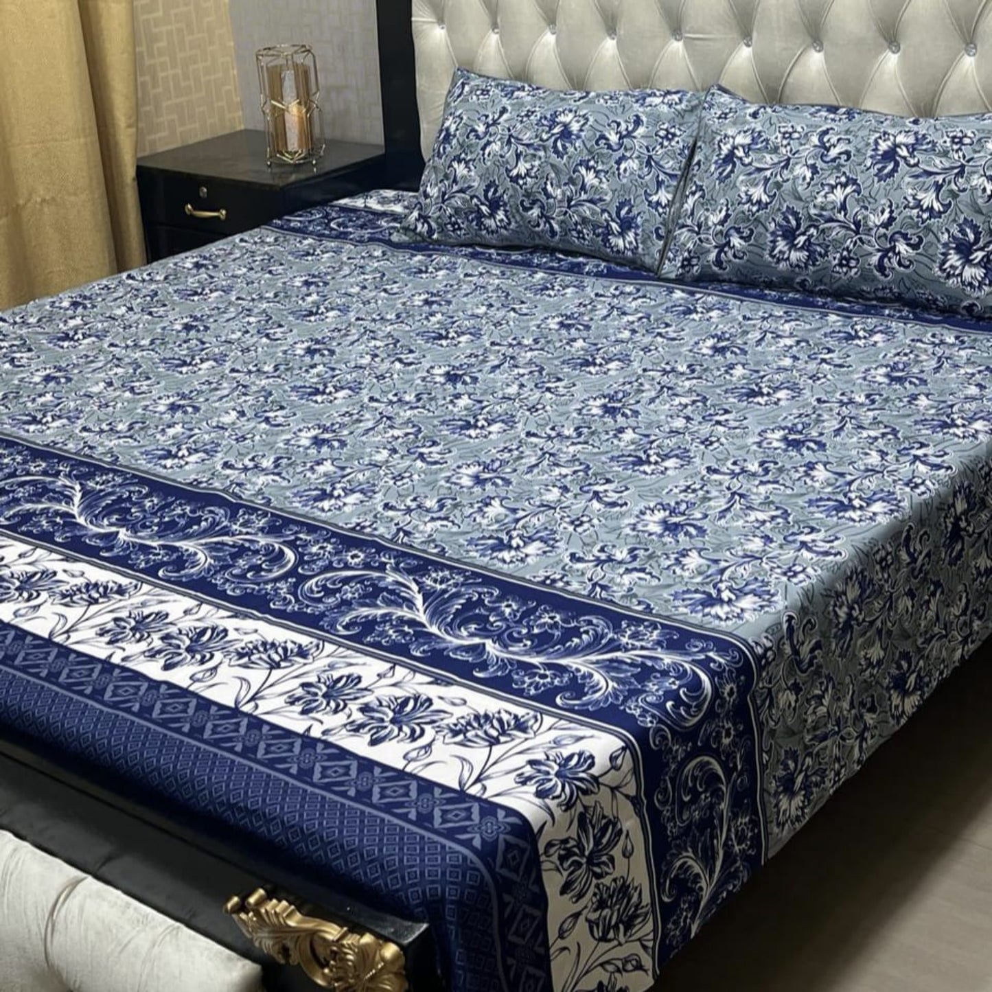 *3D-Crystal cotton Bedsheets*