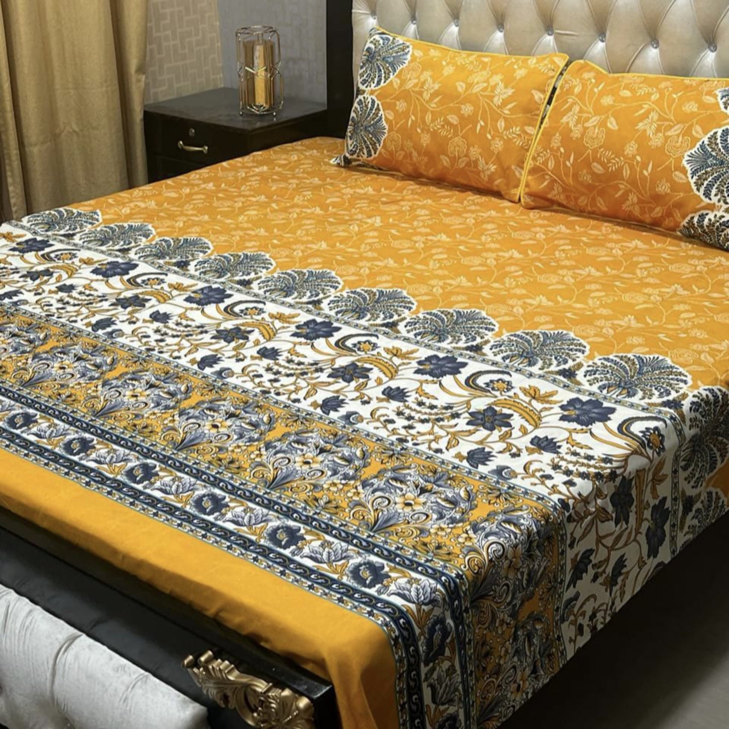 *3D-Crystal cotton Bedsheets*