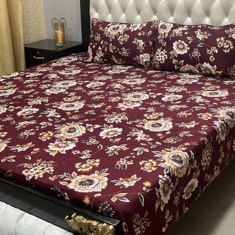 *3D-Crystal cotton Bedsheets*