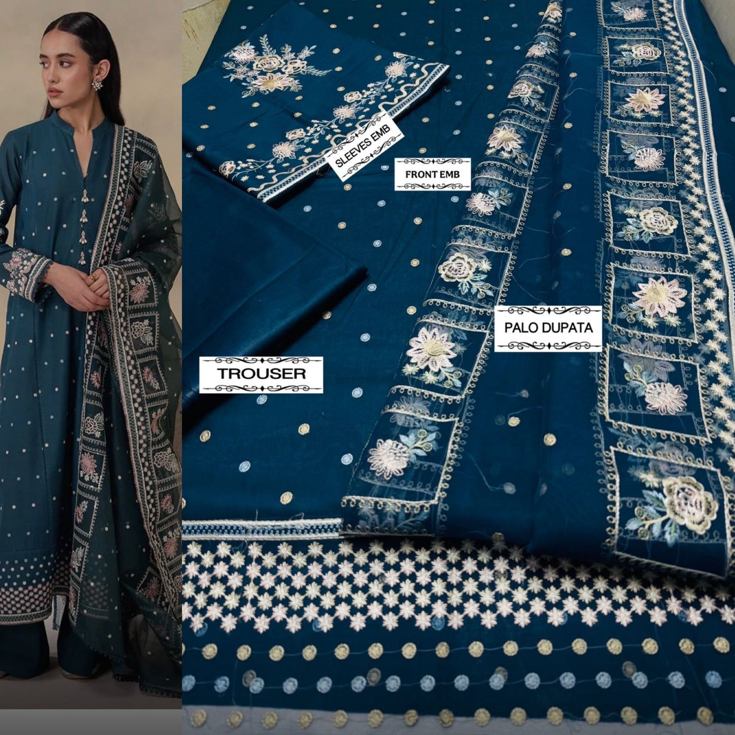 SUMMER COLLECTION 🌹*
          *ALHAMDULILAH*
*mix* 3pc Summer Casual Collection 
Code:mix🌹