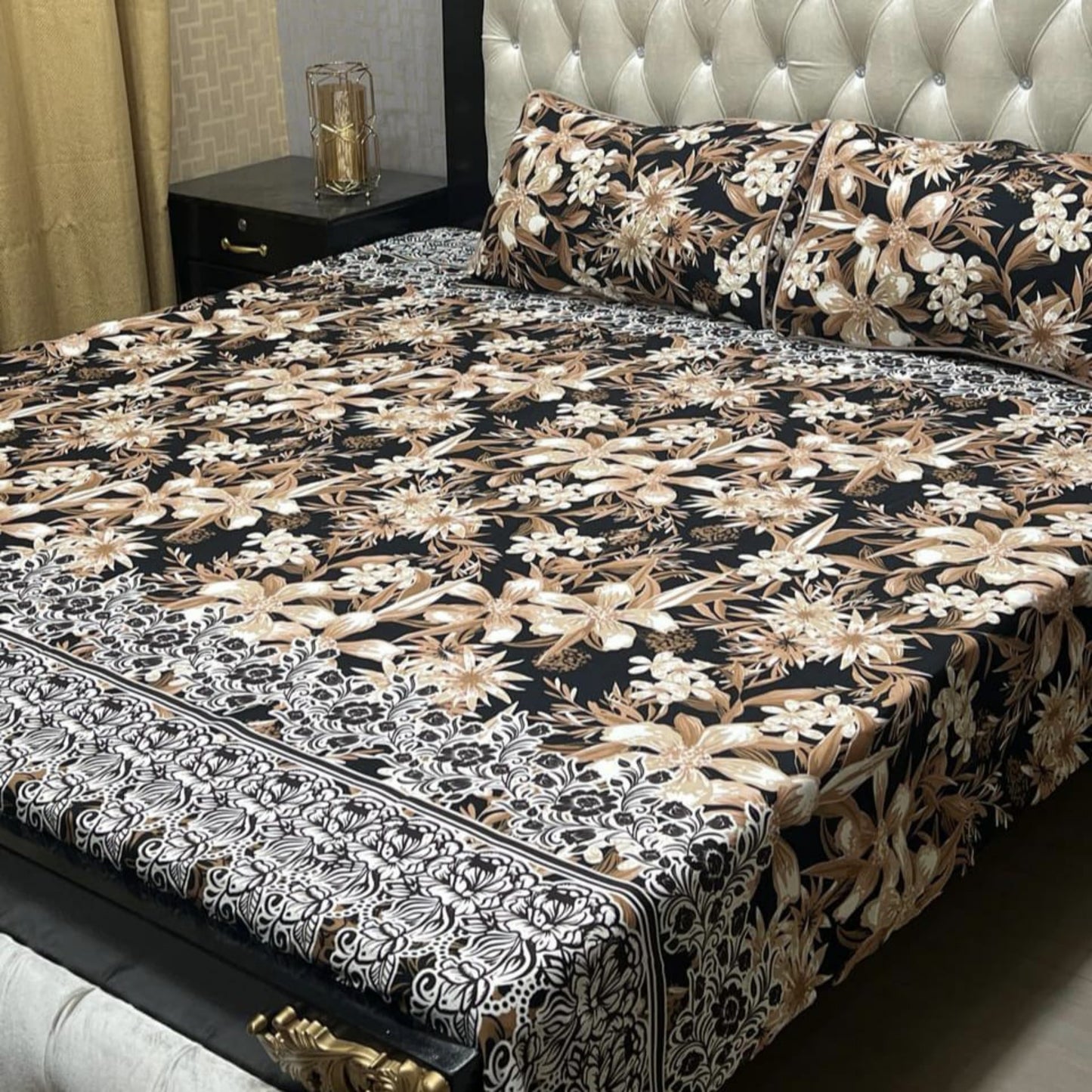 *3D-Crystal cotton Bedsheets*