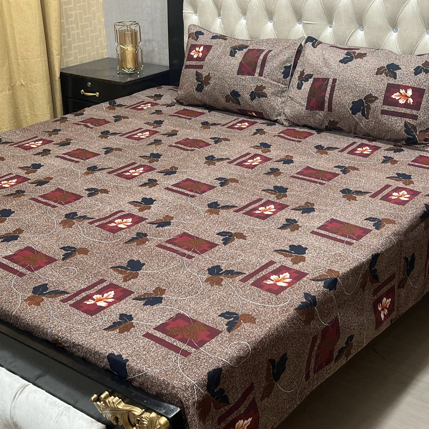 *3D-Crystal cotton Bedsheets*