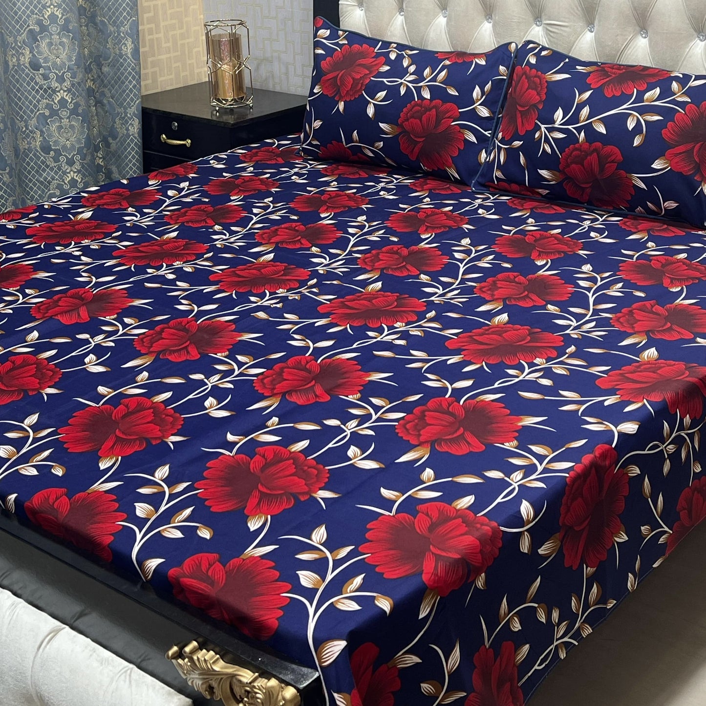 *3D-Crystal cotton Bedsheets*