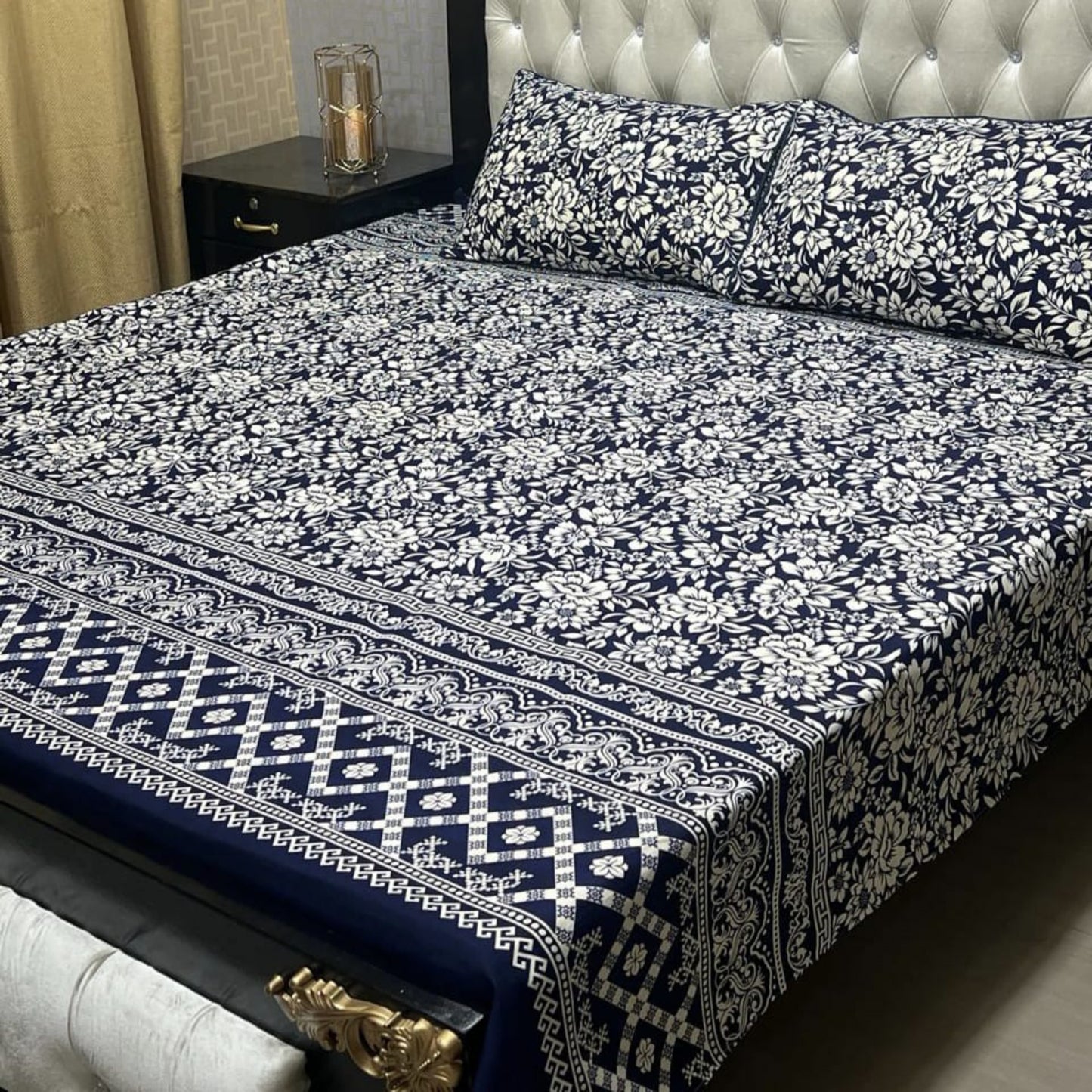 *3D-Crystal cotton Bedsheets*