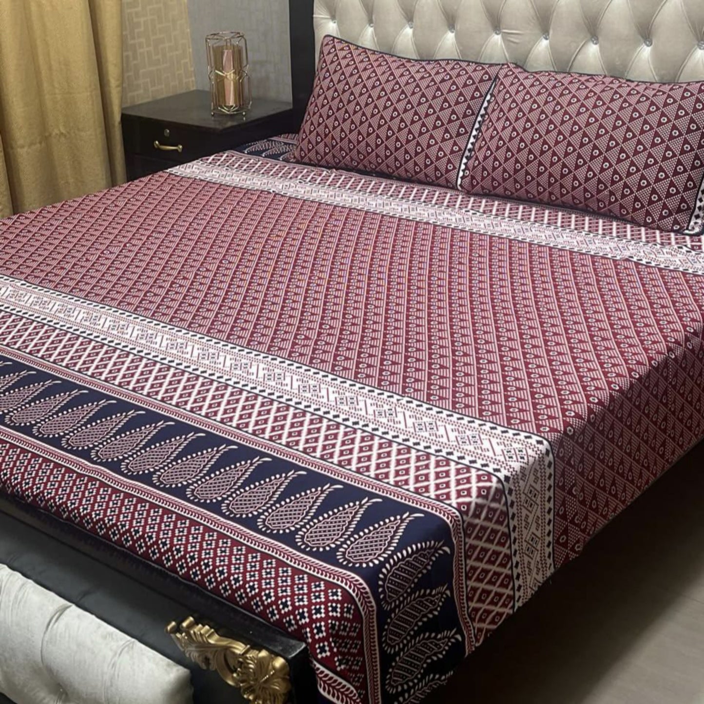 *3D-Crystal cotton Bedsheets*