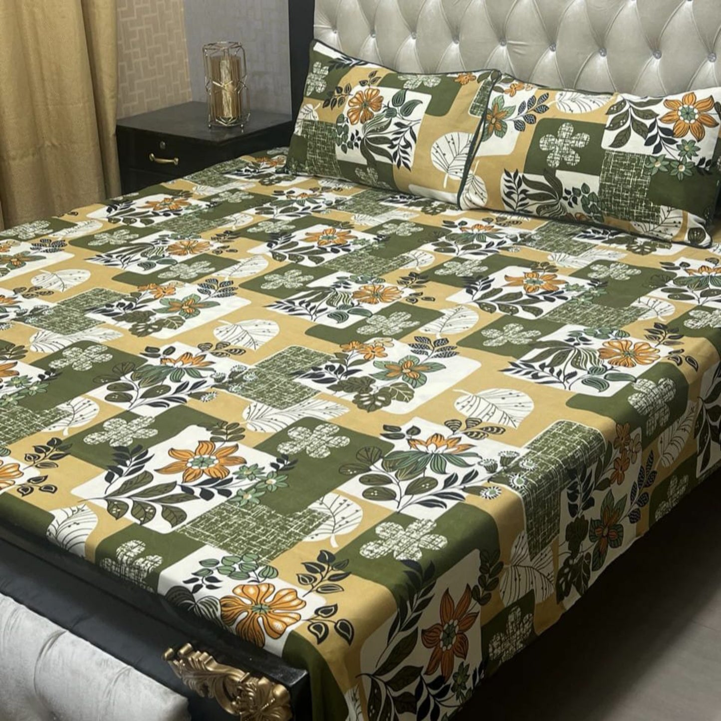 *3D-Crystal cotton Bedsheets*