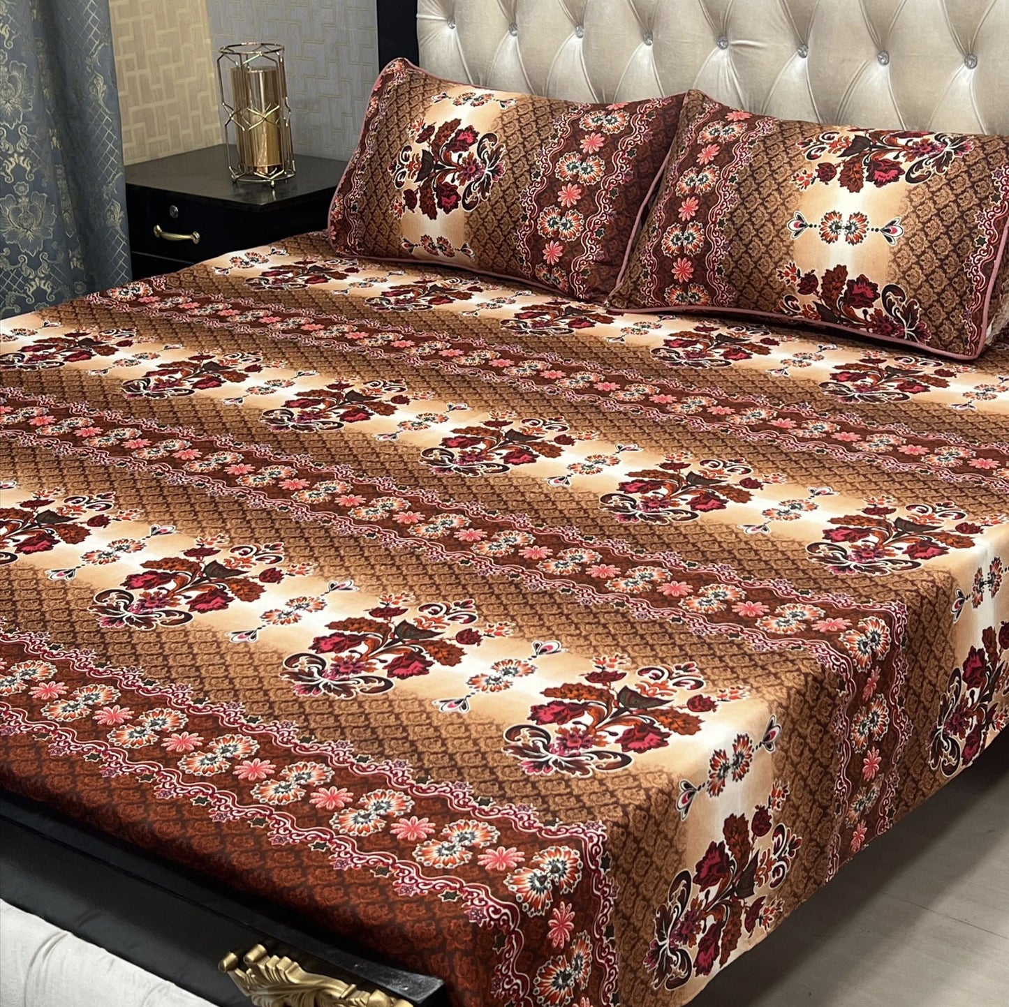 *3D-Crystal cotton Bedsheets*