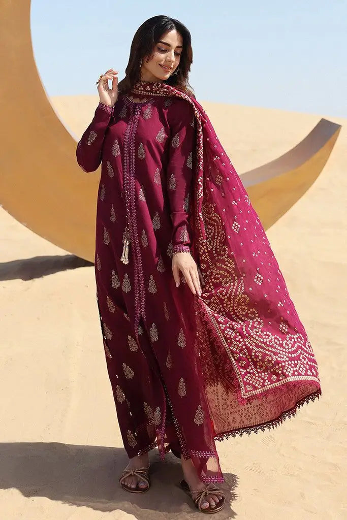 ALHAMDULILAH /CROSS STITCH 3pc Summer Casual Collection
