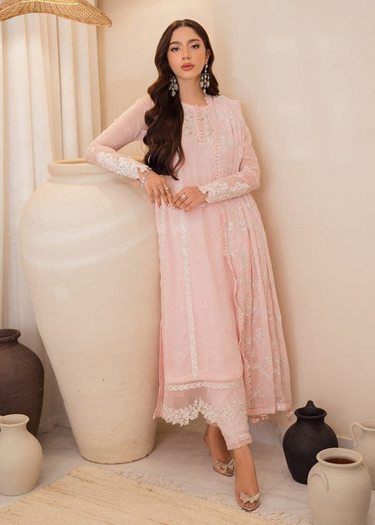 Brand :*AZURE*

FABRIC
(SHIRT)………….ORGANZA 
(DUPATTA)……. ORGANZA 
(TROUSER………MALAI
