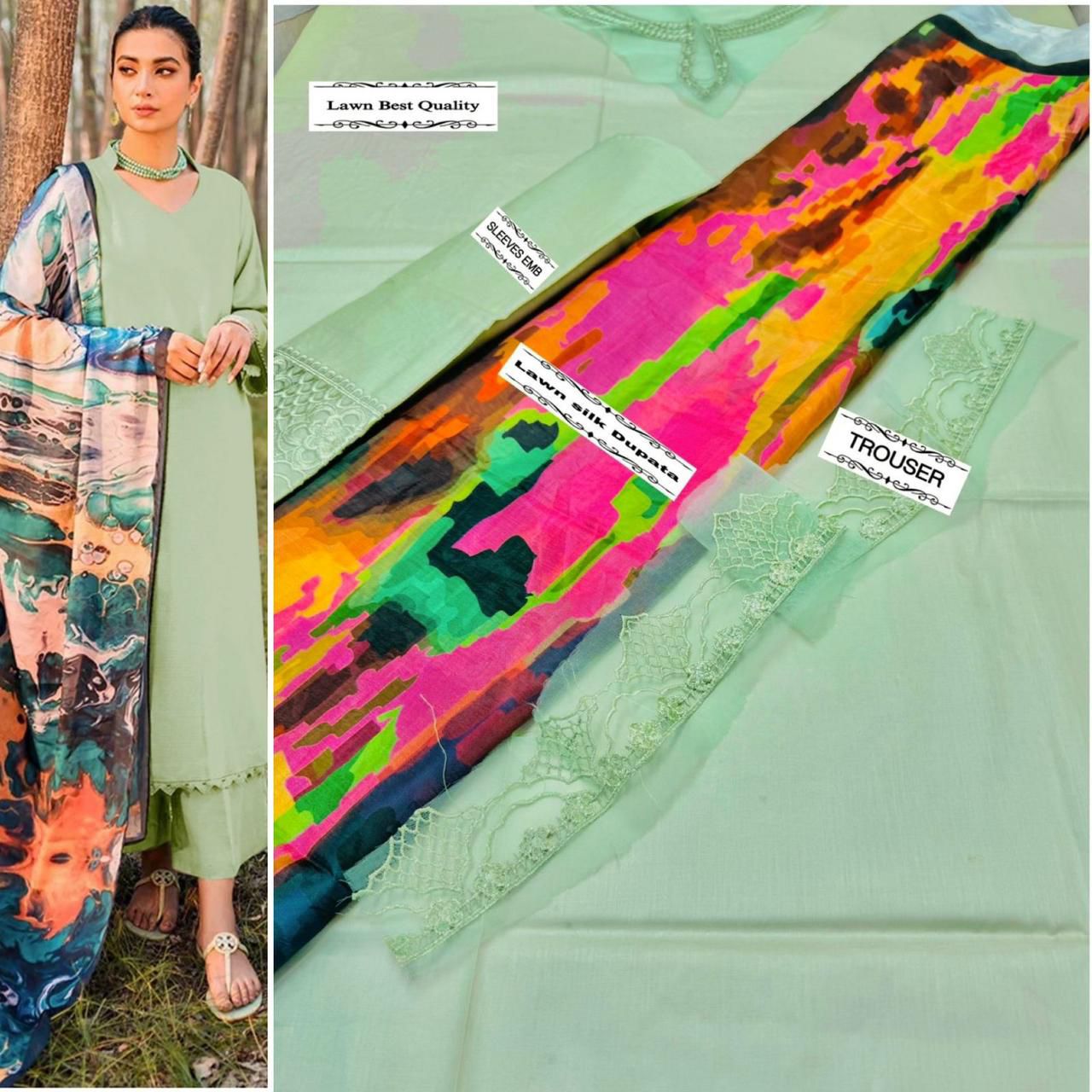 SUPER SUMMER CLEARANCE SALE OFFER* 🥳🎉🎉
*_🌻SUMMER COLLECTION 🌻_*
*ALHAMDULILAH*
*NATASHA KAMAL* 3pc Summer Casual Collection
Code:2025