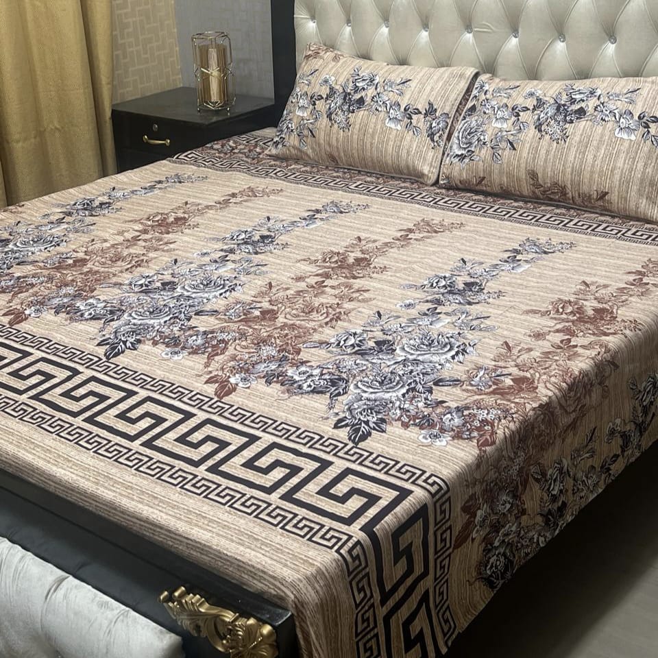 *3D-Crystal cotton Bedsheets*