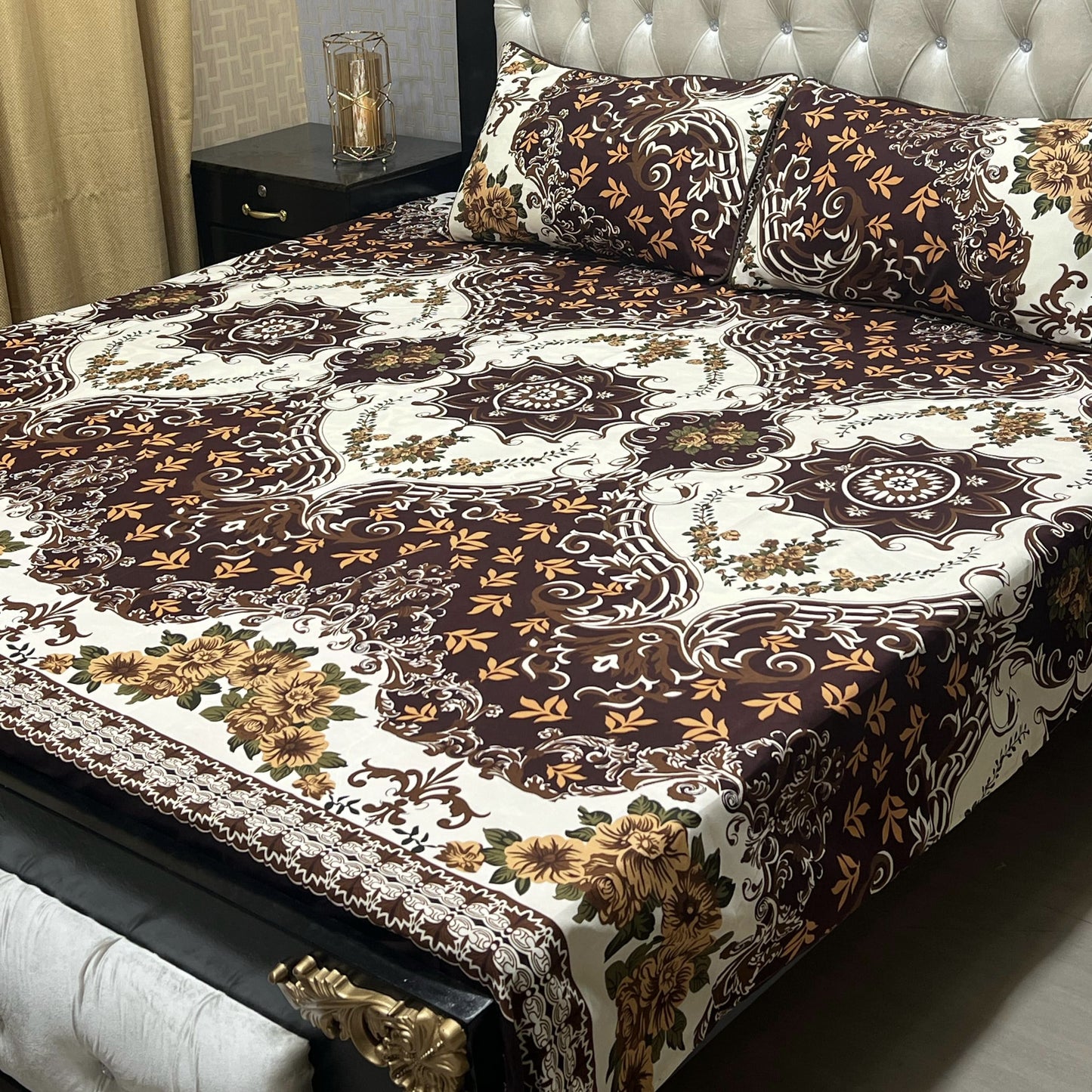 *3D-Crystal cotton Bedsheets*