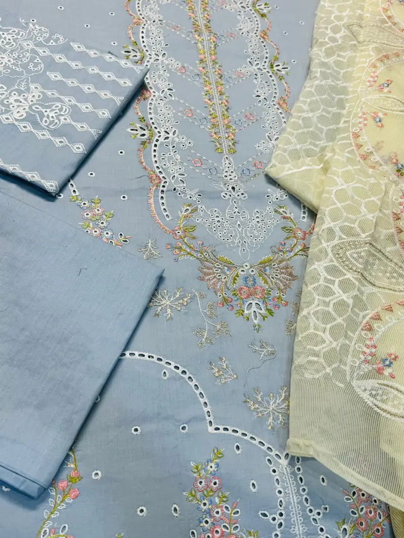QALAMKAR 3pc Summer Casual Collection