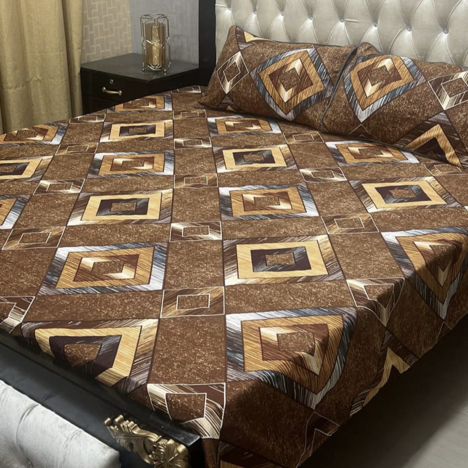 *3D-Crystal cotton Bedsheets*