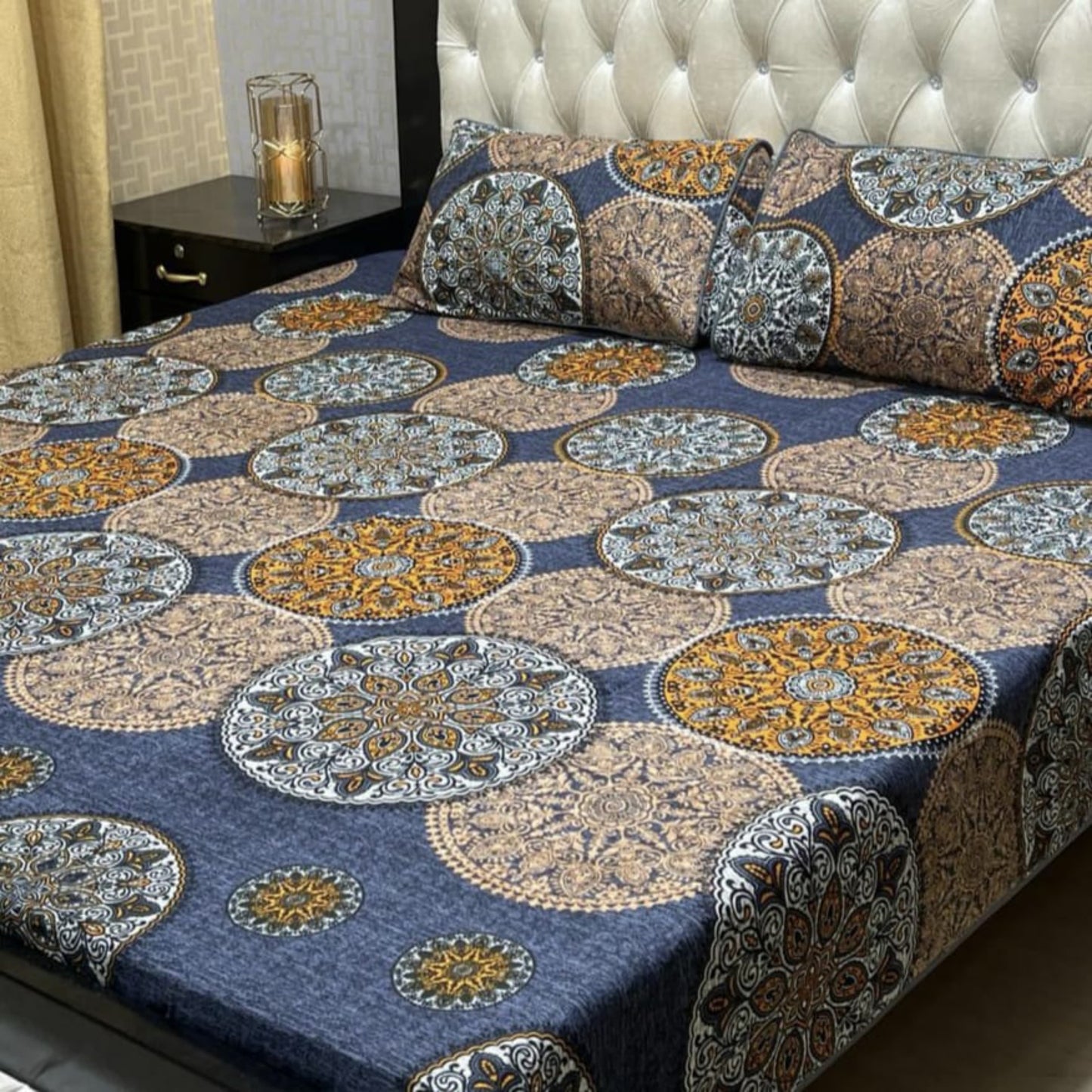 *3D-Crystal cotton Bedsheets*