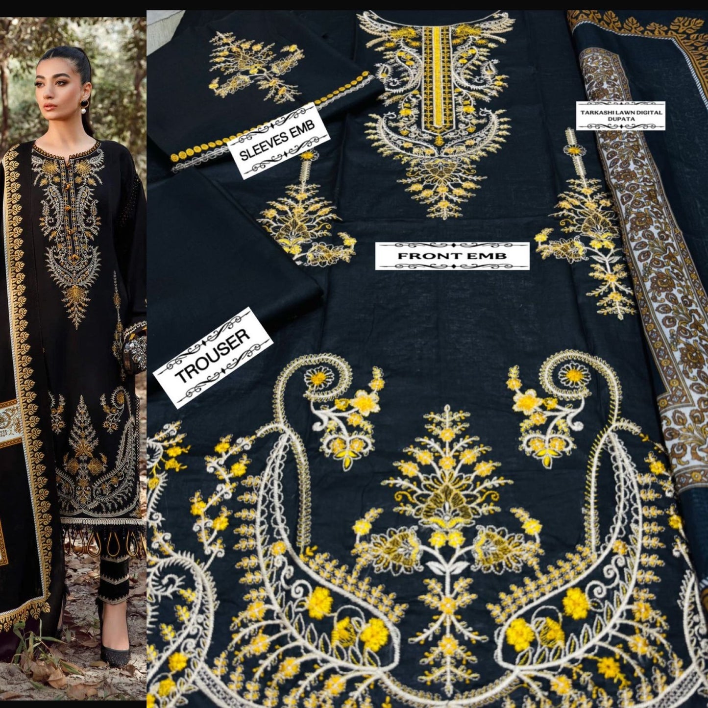 SUMMER COLLECTION 🌹*
          *ALHAMDULILAH*
*mix* 3pc Summer Casual Collection 
Code:mix🌹