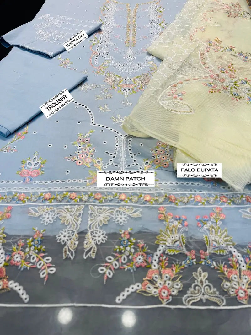 QALAMKAR 3pc Summer Casual Collection