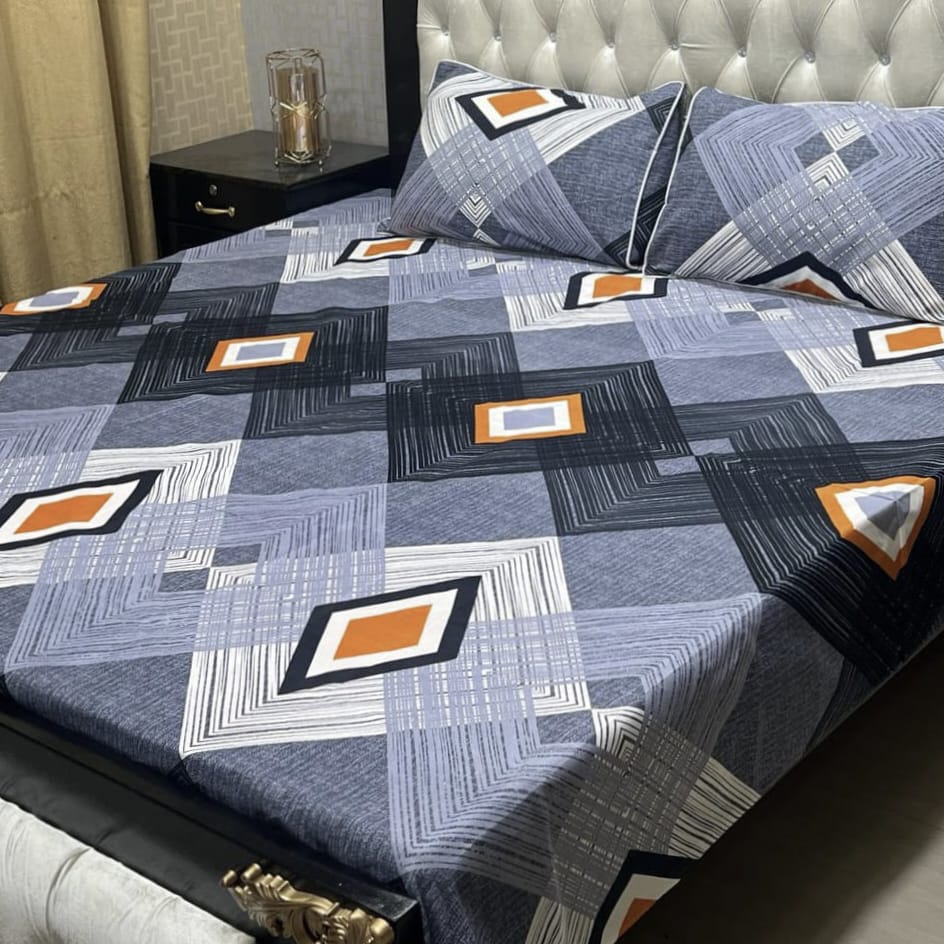 *3D-Crystal cotton Bedsheets*
