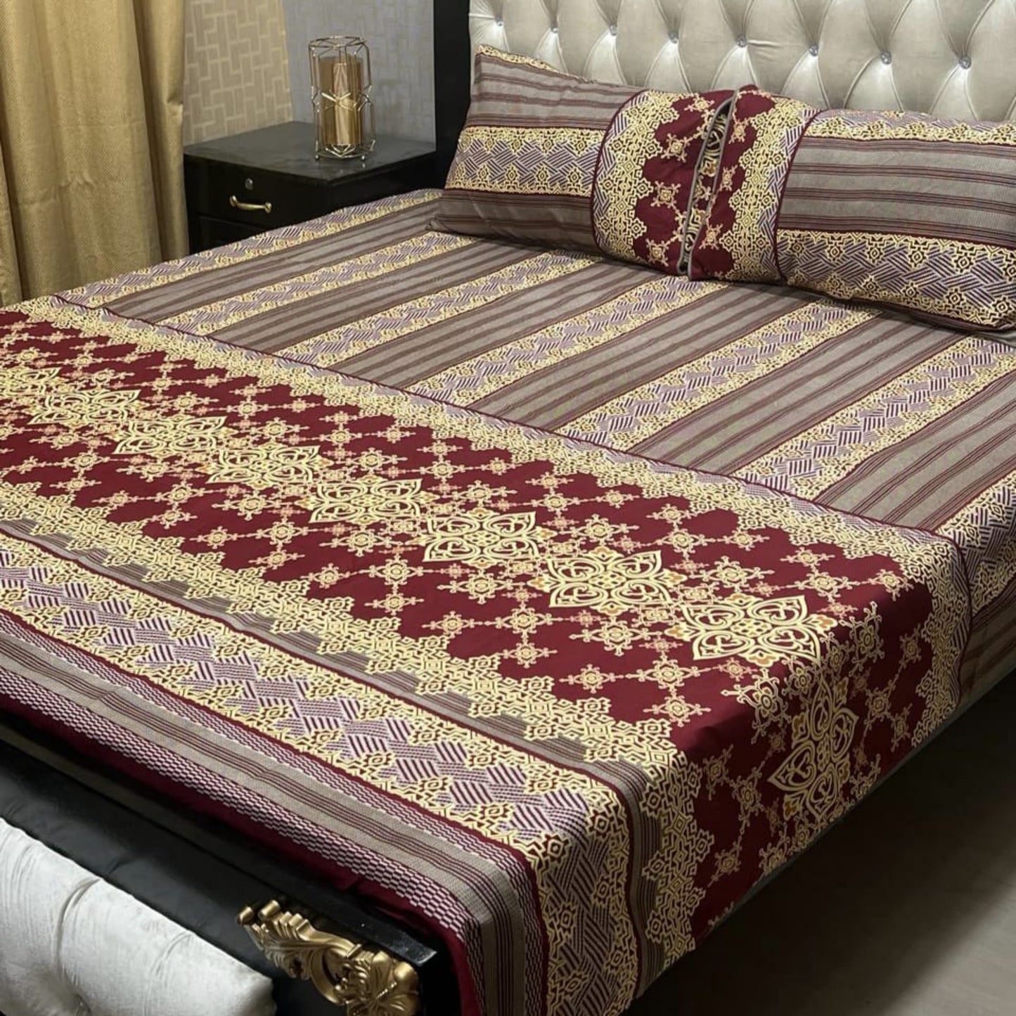 *3D-Crystal cotton Bedsheets*