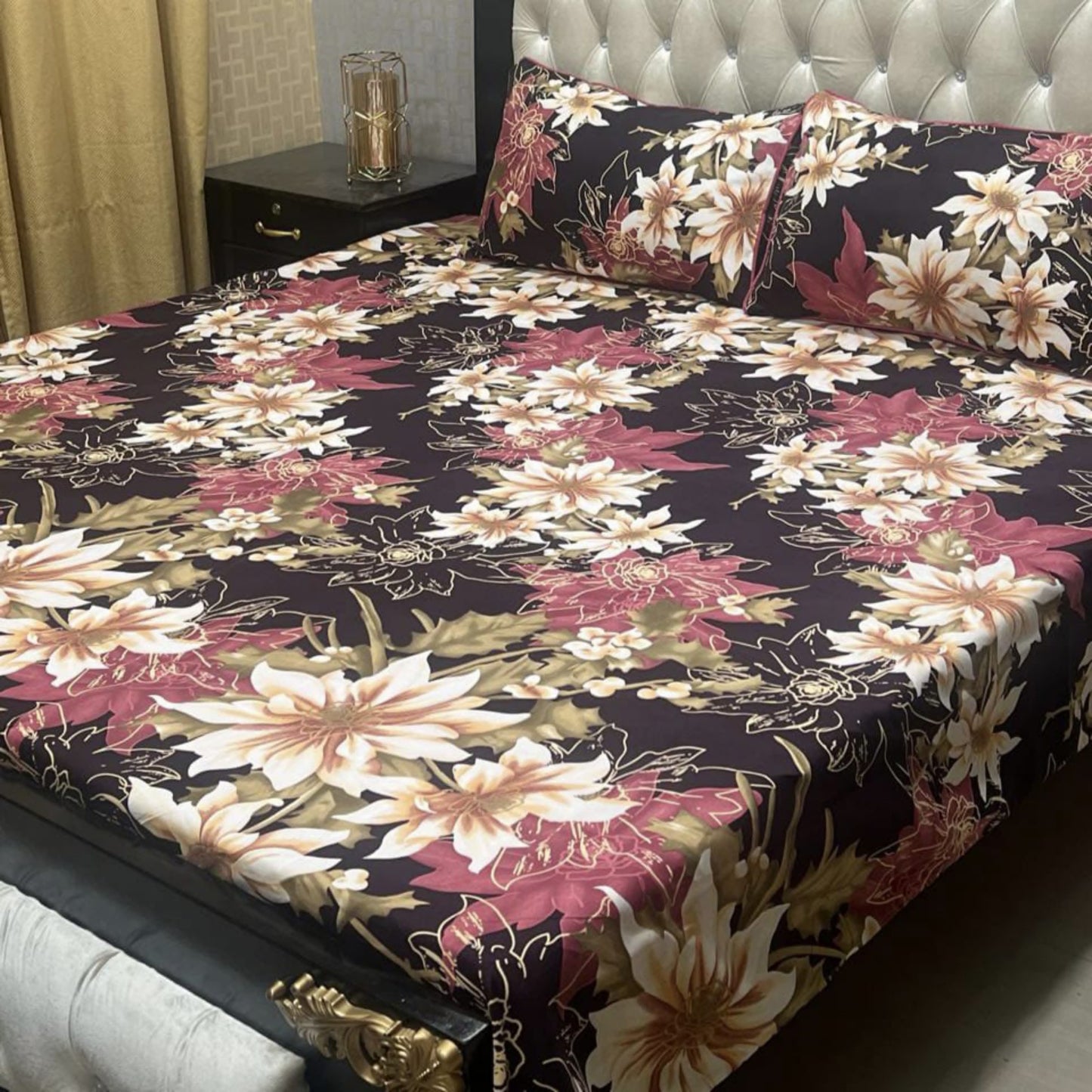 *3D-Crystal cotton Bedsheets*