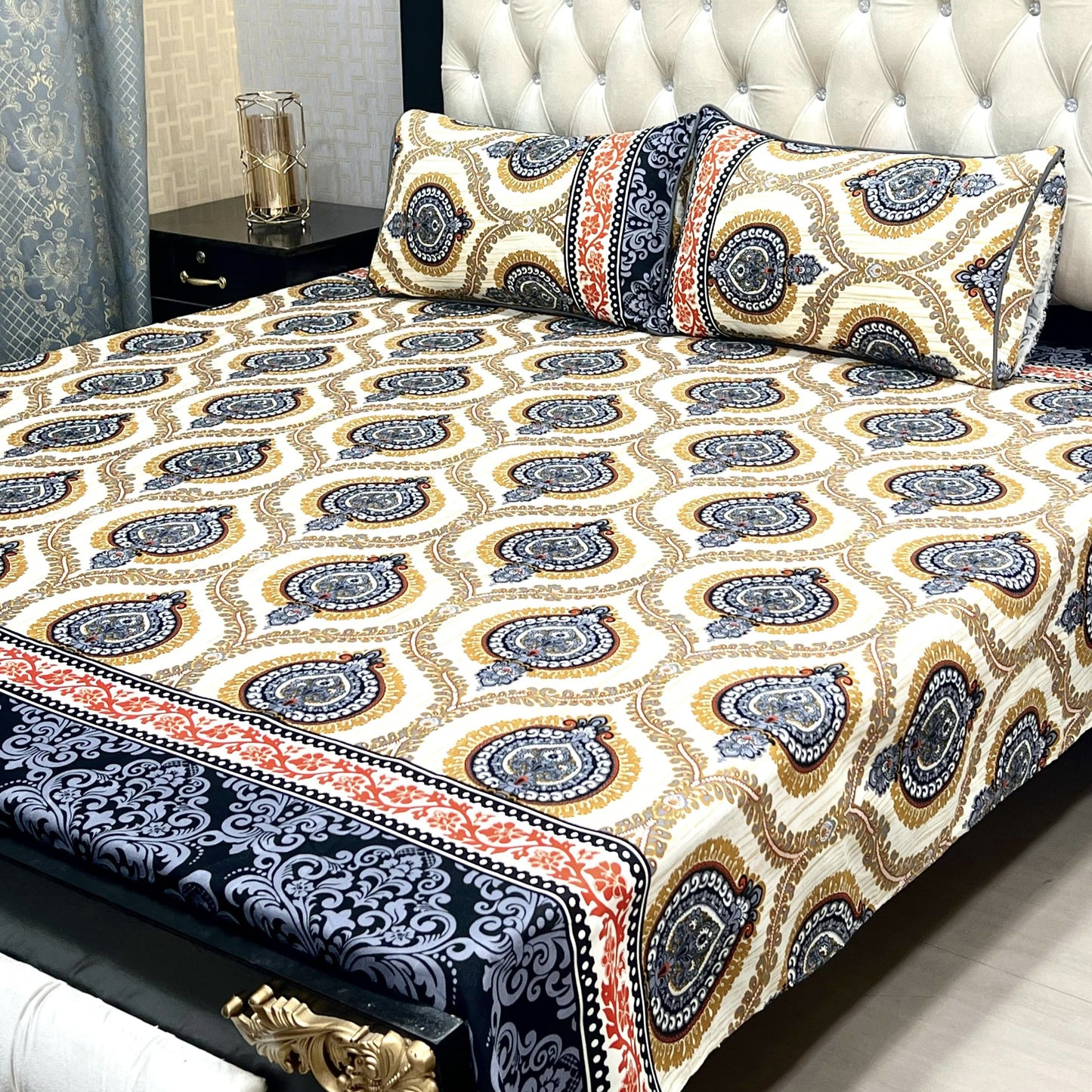 *3D-Crystal cotton Bedsheets*