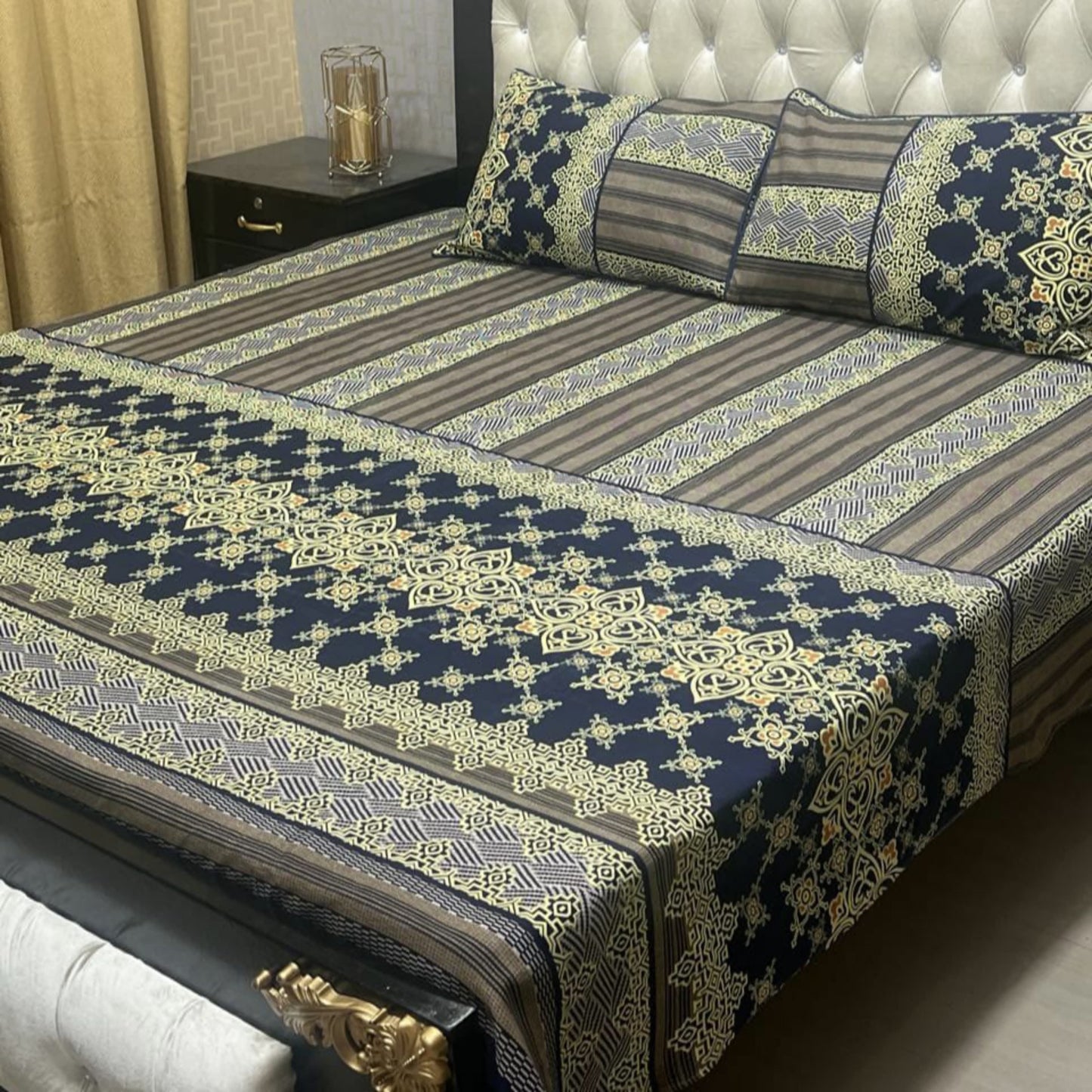 *3D-Crystal cotton Bedsheets*