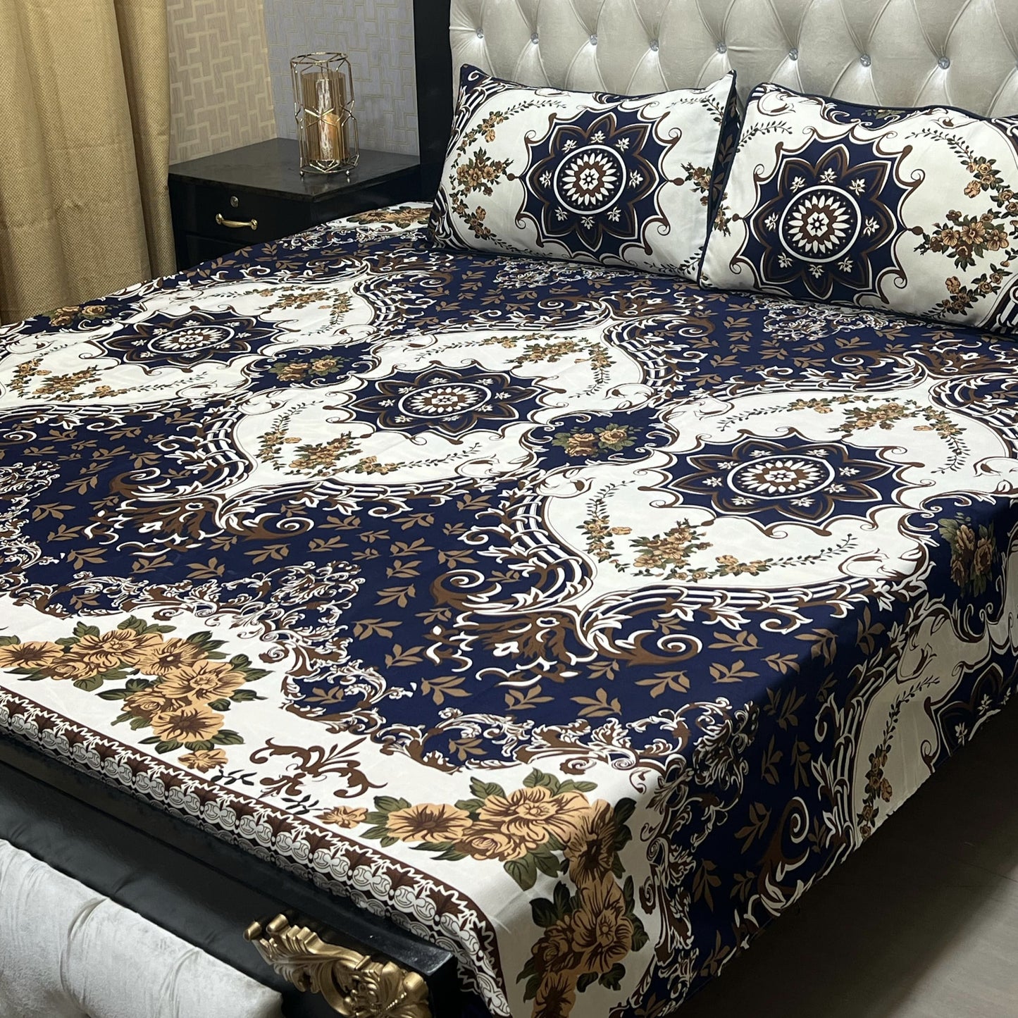 *3D-Crystal cotton Bedsheets*